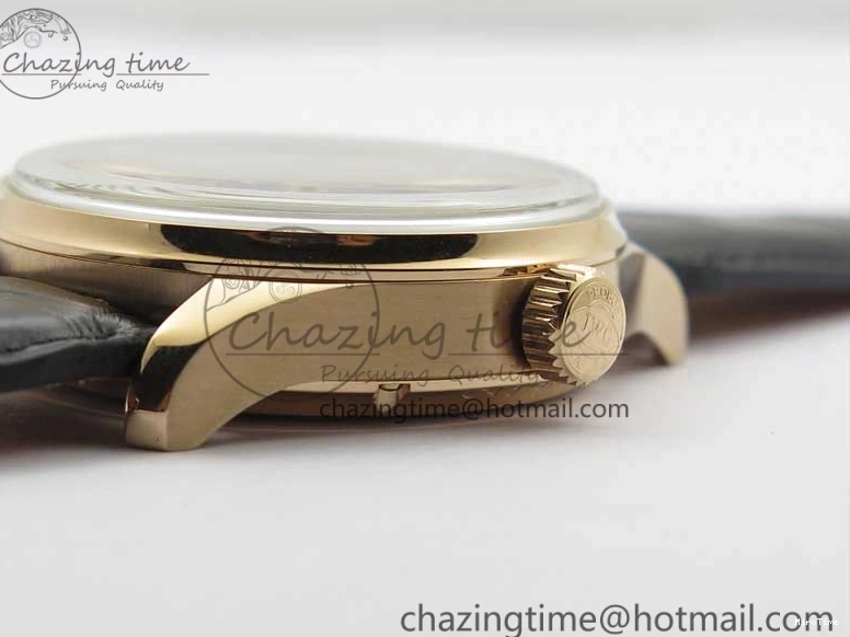 MIROTIME 0223 Premium Portugieser Perpetual Calendar IW503302 RG V9F 1:1 Best Edition Blue Dial on Black Leather Strap A 7098